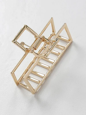 Women's Gold Metal Claw Clip