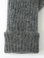 Women's Fuzzy Knit Mitt