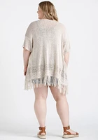 Women's Open Fringe Cardigan