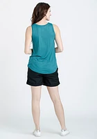 Women's High Neck Space Dye Tank