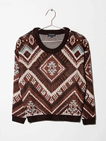 Women's Geometric Sweater