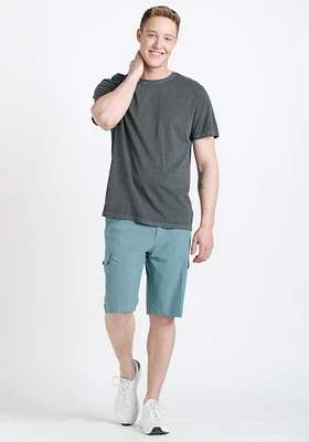 Men's Cargo Textured Hybrid Short