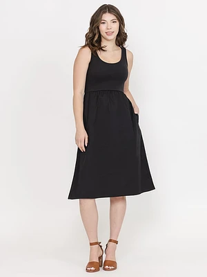 Women's Combination Midi Dress