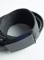 Black Mix Webbed Belt