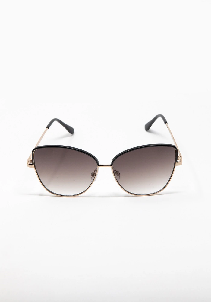 Women's Cat Eye Aviator Sunglasses