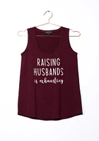 Women's Raising Husbands Scoop Neck Tank