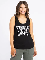 Women's Coffee Scoop Neck Tank