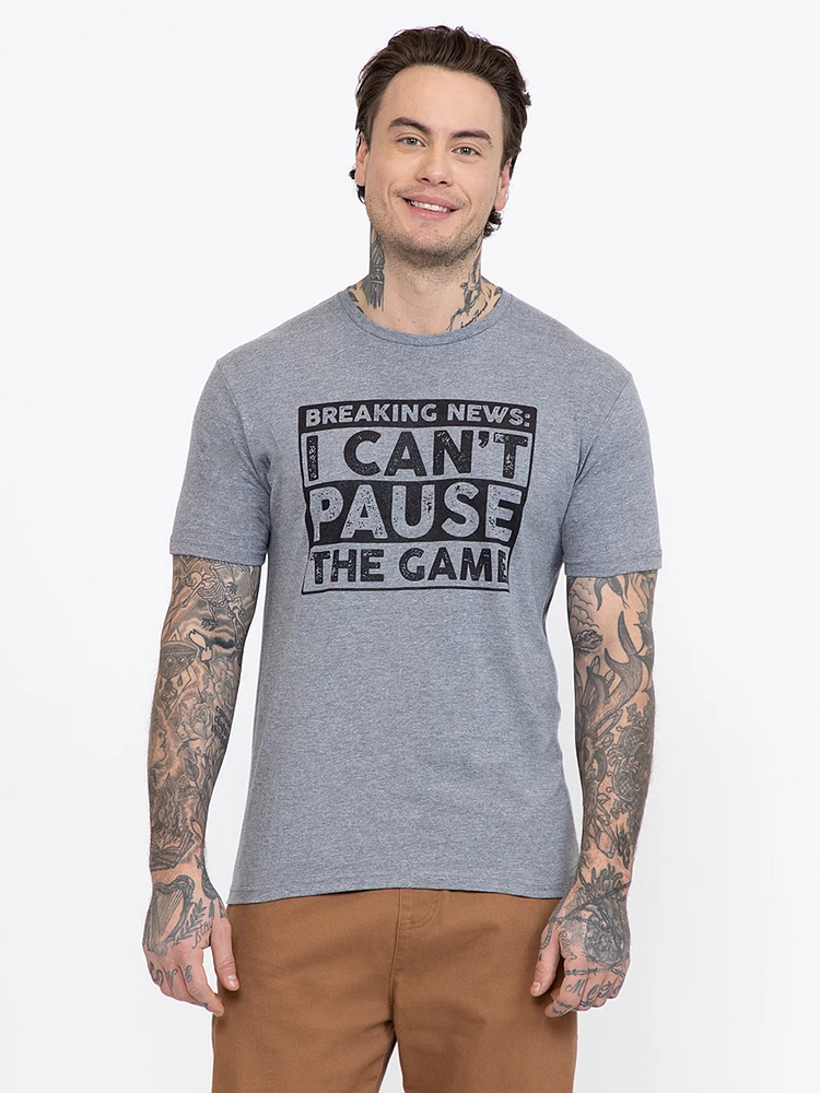Men's Can't Pause Tee