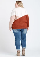 Women's Chevron Colourblock Sweater