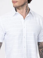 Men's Textured Stripe Shirt