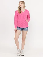 Women's Wavy Rib Hoodie
