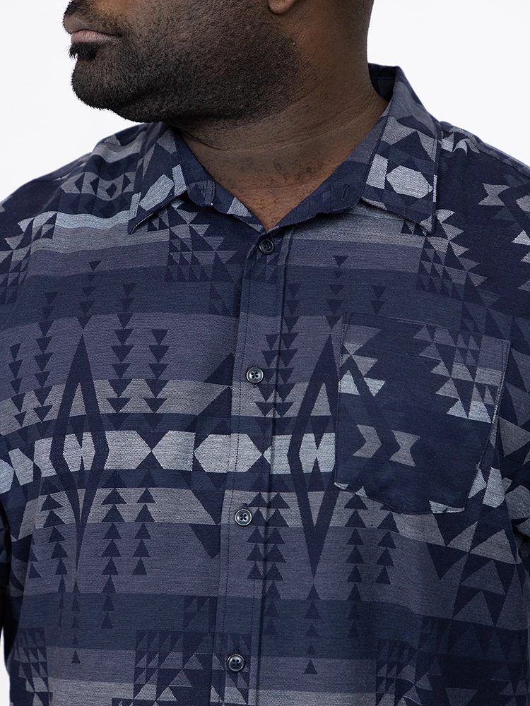 Men's Abstract Geometric Shirt