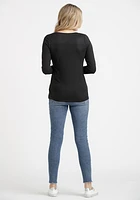 Women's Scoop Neck Long Sleeve Tee