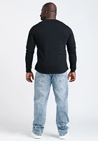 Men's Long Sleeve Vintage Henley