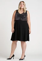 Women's Sequin Top Dress