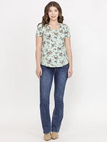 Women's Butterfly Scoop Neck Tee