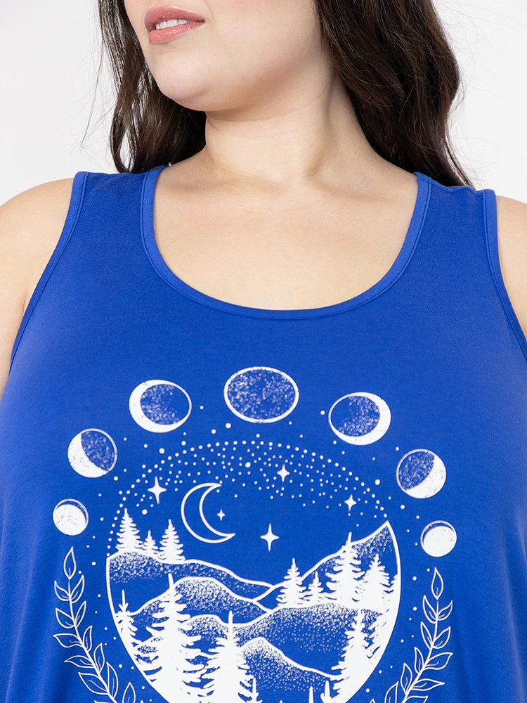 Women's Moon Racerback Tank