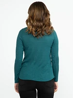 Women's Rib Long Sleeve Henley