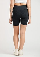 Women's Washed Rib Seamless Bike Short