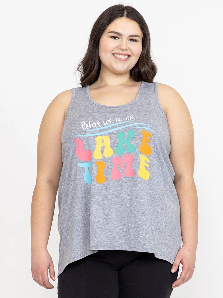 Women's Lake Time Racerback Tank