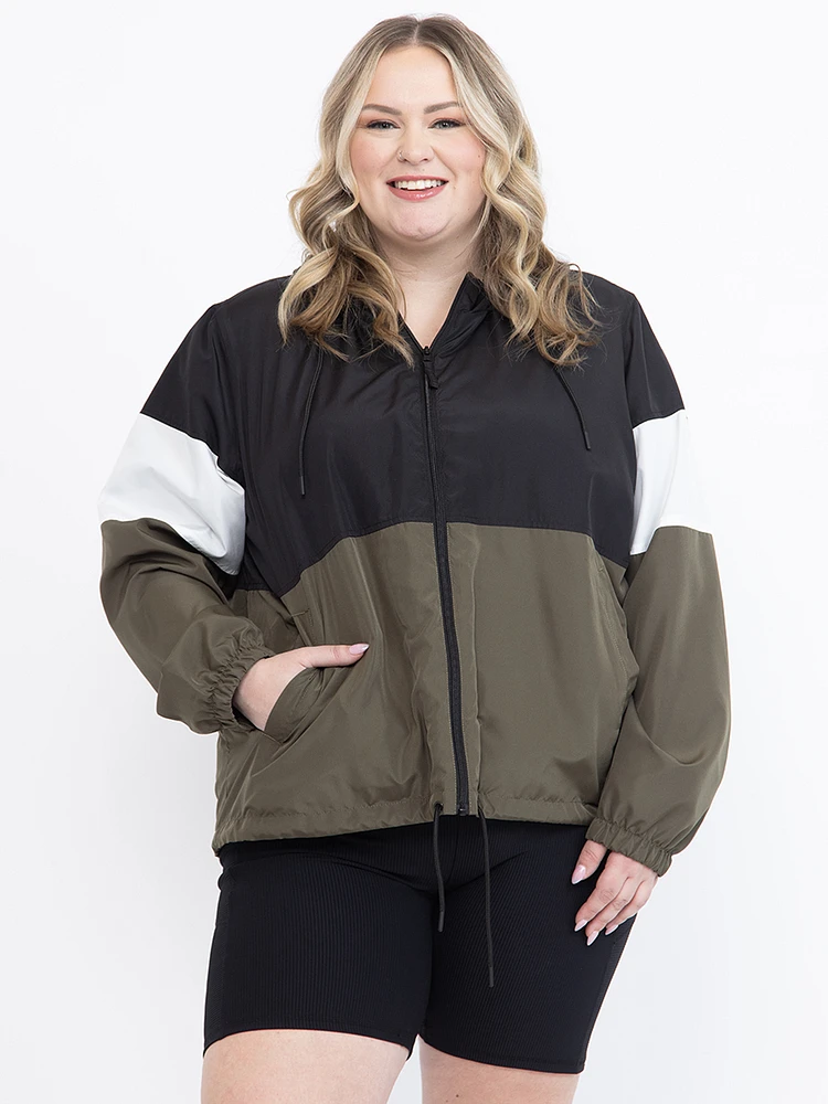 Women's Colourblock Windbreaker