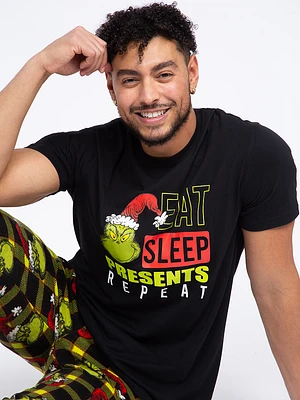 Men's Grinch - Eat Sleep Presents Repeat