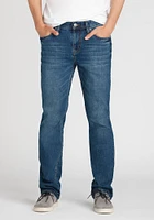 Men's Mid Wash Slim Straight Jeans