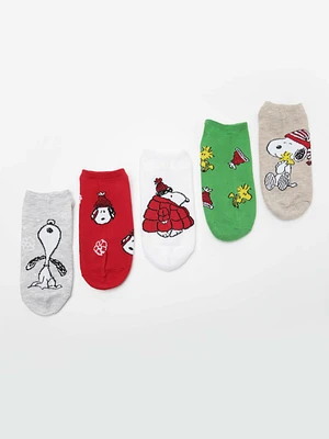 Women's Peanuts Holiday Socks