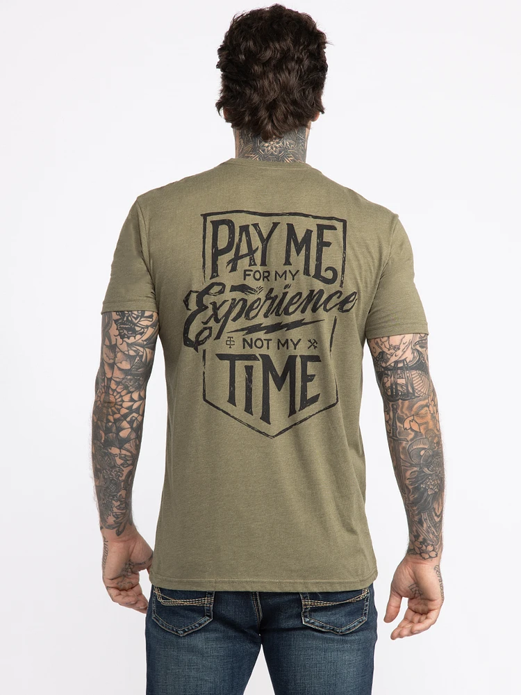 Men's Pay Me for Experience Tee