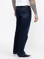 Men's Loose Medium Dark Jeans