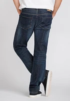 Men's Dark Wash Slim Straight Jeans