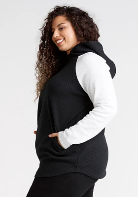 Women's Quilted Popover Hoodie