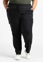 Women's Soft Pull-on Utility Straight Leg Pants