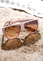 Women's Geometric Arm Sunglasses