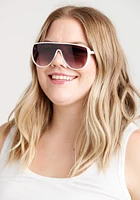 Women's Ombre Lens Aviator Sunglasses