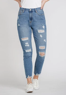 Women's High Rise Mom Jeans