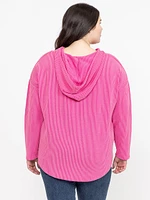 Women's Wavy Rib Hoodie