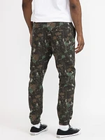 Men's Camo Twill Jogger