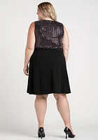 Women's Sequin Top Dress