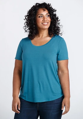 Women's Drapey Scoop Neck Tee