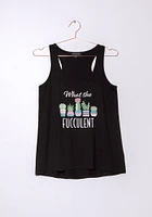 Women's Succulent Racerback Tank