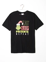 Men's Grinch - Eat Sleep Presents Repeat Tee