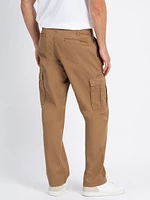 Men's Twill Cargo Relaxed Straight Pant