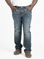 Men's Dark Wash Slim Straight Jeans