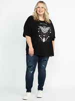 Women's Butterfly Oversized Tee