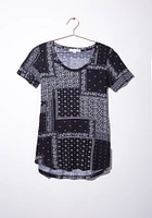 Women's Bandana Scoop Neck Tee