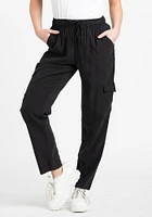 Women's Soft Pull-on Utility Straight Leg Pants