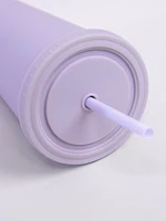 24oz Rubber Coated Lilac Tumbler