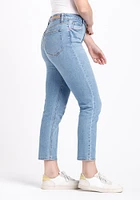 Women's High Rise Slim Straight Jeans