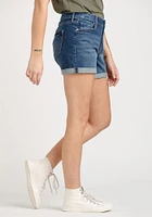 Women's Boyfriend Cuffed Midi Jean Short